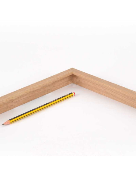 Moldura roble macizo 30x15 mm.
