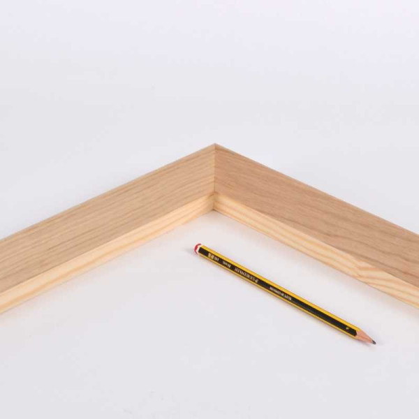 Marco chapa roble natural 50x20 mm.