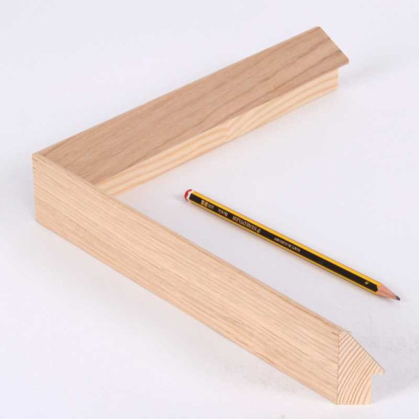 Marco chapa roble natural 50x20 mm.