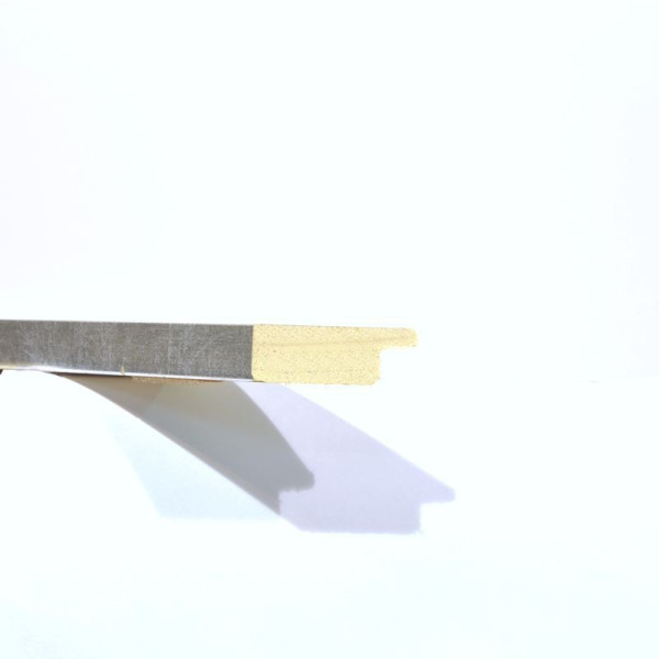 Marco madera plateada 3 cm.