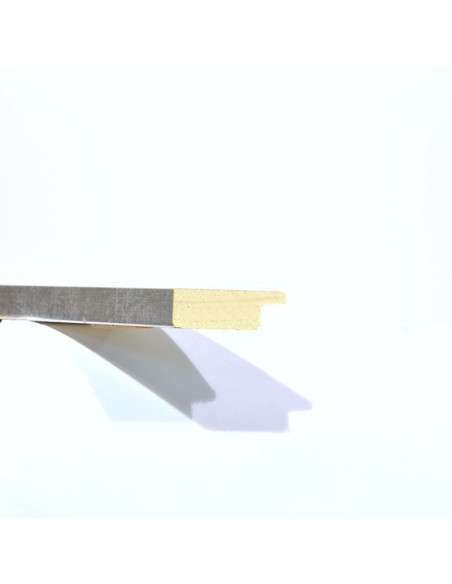 Marco madera plateada 3 cm.