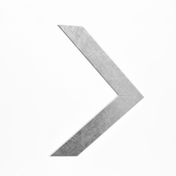 Marco madera plateada 3 cm.