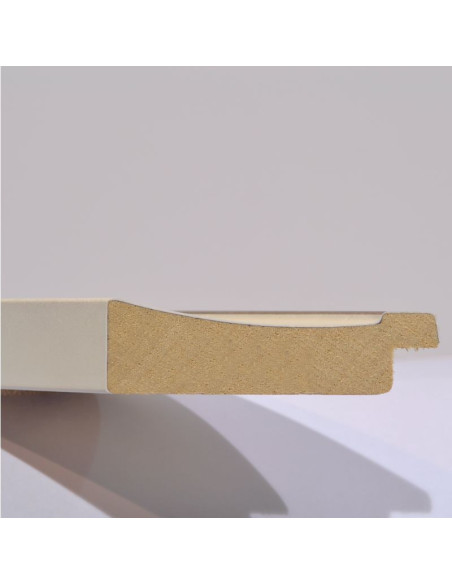 Marco color marfil y plata M-32