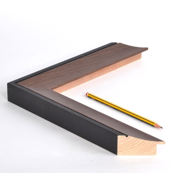 Marco madera roble teñido wengue