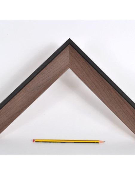 Marco madera roble teñido wengue
