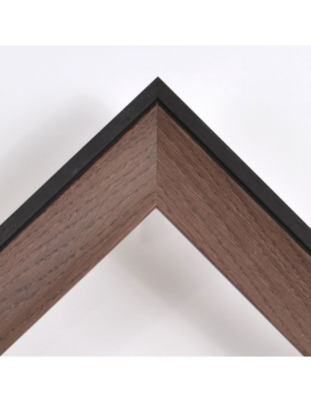 Marco madera wengue y negro
