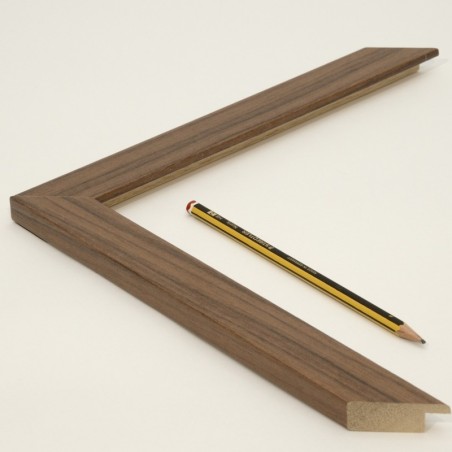 Marco madera 3 cm color nogal