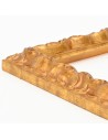 Marco madera labrada decorado oro viejo