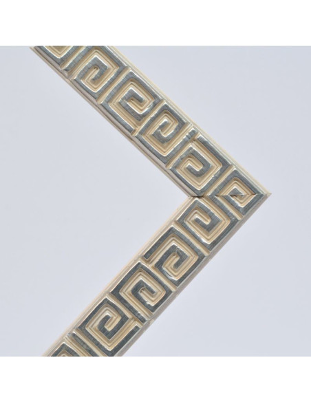 Marco Blanco y Plata Greca M-50