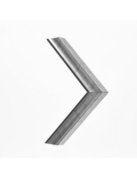 Marco madera plata filo grafito 3 cm. J-36