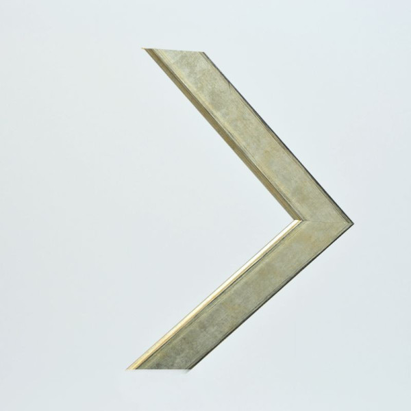 Marco madera platino rozado 3 cm.