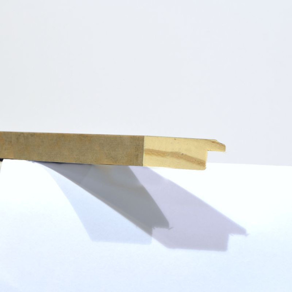 Marco madera platino rozado 3 cm.