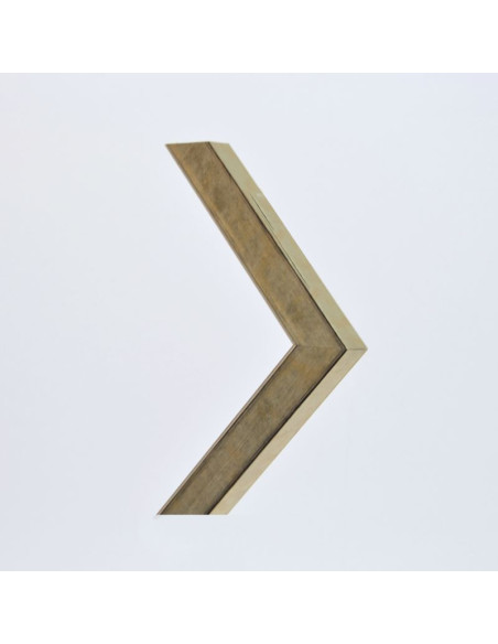 Marco madera platino rozado 3 cm.