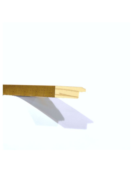 Marco madera Oro rozado 3 cm.