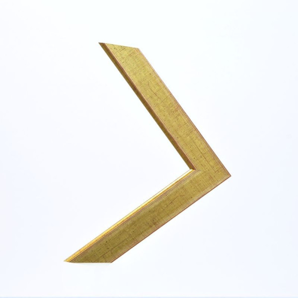 Marco madera Oro rozado 3 cm.