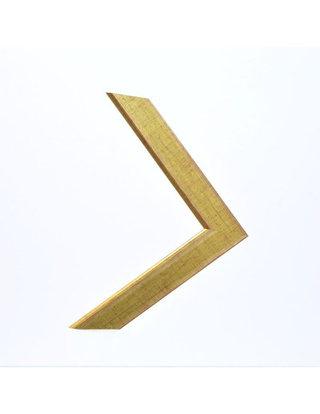 Marco madera Oro rozado 3 cm.