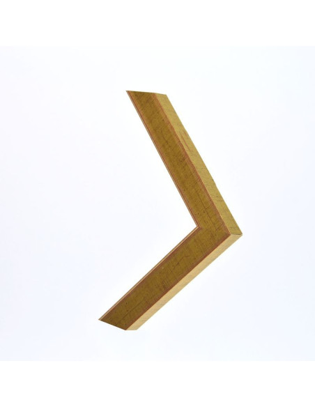 Marco madera Oro rozado 3 cm.