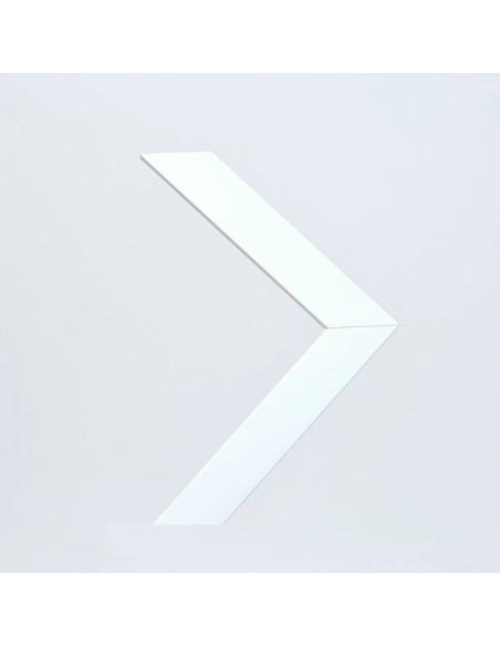 Marco madera color blanco 3 cm.