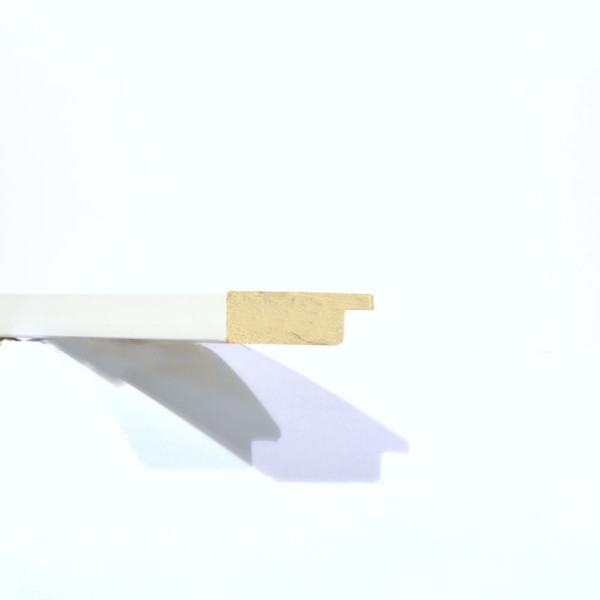 Marco madera color blanco 3 cm.