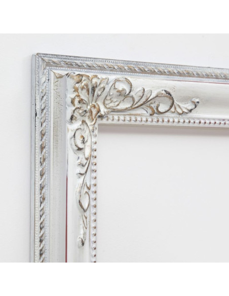 Marco a medida Blanco Decapé adornos en las esquinas
