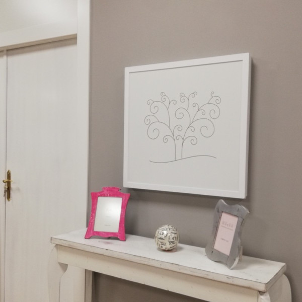 Cubre contador blanco Árbol 60x65