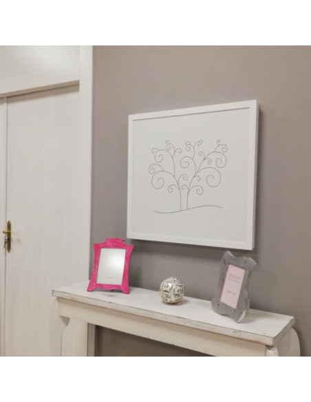 Cubre contador blanco Árbol 60x65