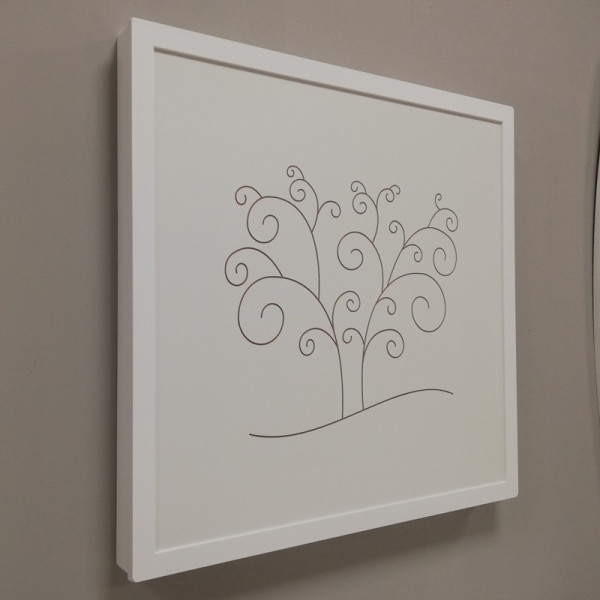 Cubre contador blanco Árbol 60x65