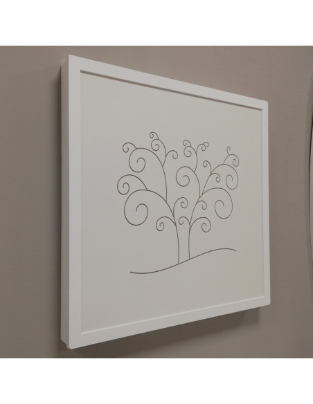 Cubre contador blanco Árbol 60x65