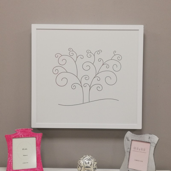 Cubre contador blanco Árbol 60x65
