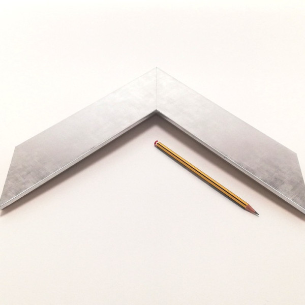 Marco plateado plano 7 cm. N-56