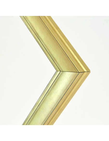 marco madera oro rozado 3 cm