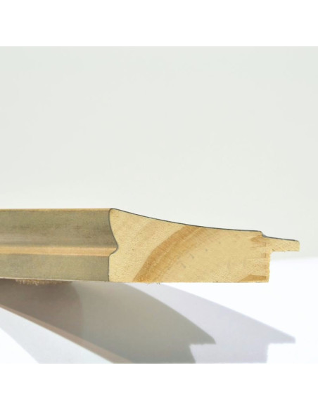 Marco madera color champan K-58