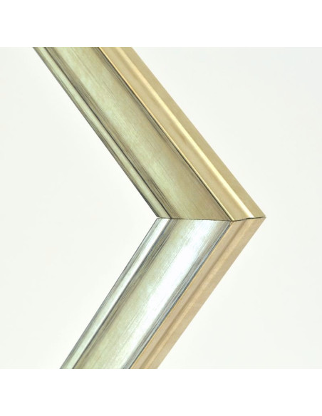 marco madera color platino rozado 4 cm