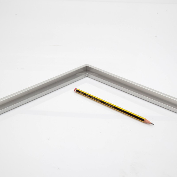 Marco aluminio plata G-100plata