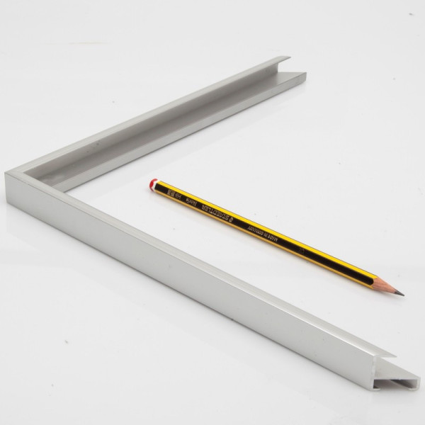 Marco aluminio plata G-100plata