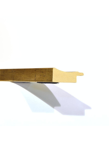 Marco madera 3 cm. oro cuarteado J-38