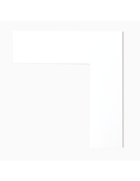 Cartón de passepourtout BLANCO