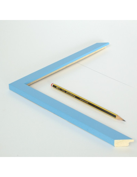 Marco azul claro 2 cm. E-21