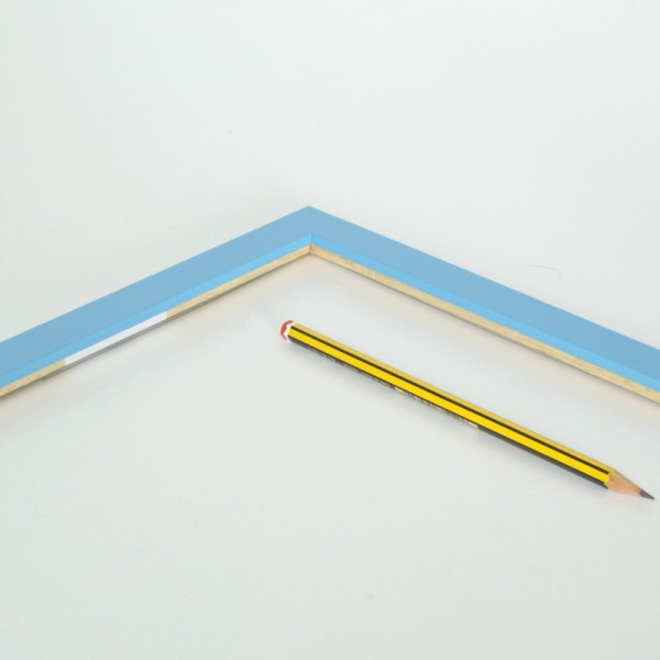 Marco azul claro 2 cm. E-21