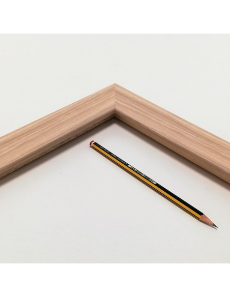 Marco madera símil nogal natural