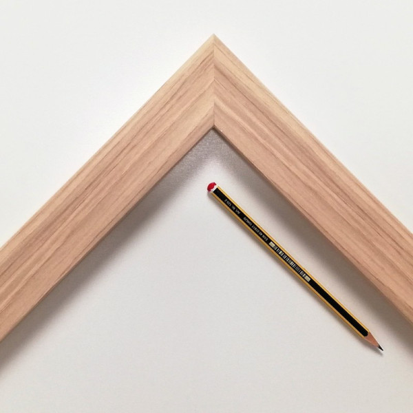 Marco madera símil nogal natural