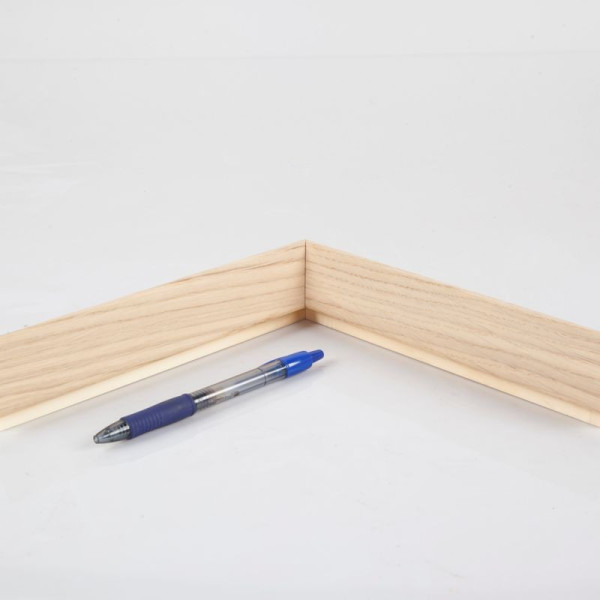 Marco en madera de roble natural