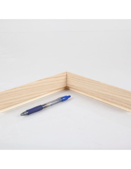 Marco en madera de roble natural