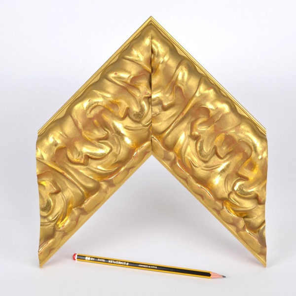 Marco madera Barroco Oro vivo 11cm.