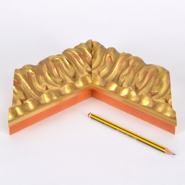 Marco madera Barroco Oro vivo 11cm.