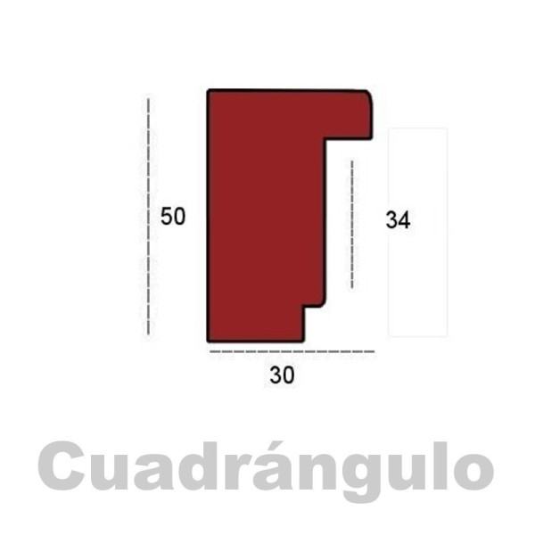 Marco vitrina Blanco decapé P-87