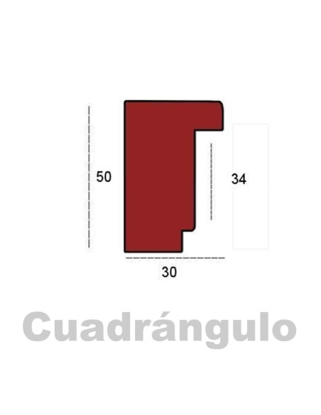 Marco vitrina Blanco decapé P-87