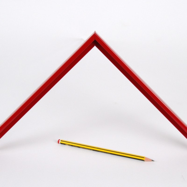 Marco 2 cm. aluminio rojo