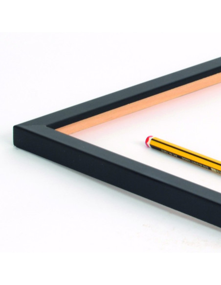 moldura negro 1,5 cm.