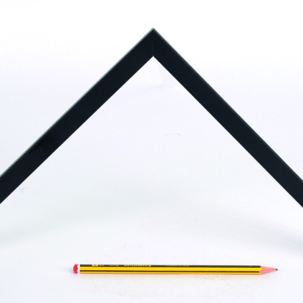 Moldura negro mate 1,5 cm.